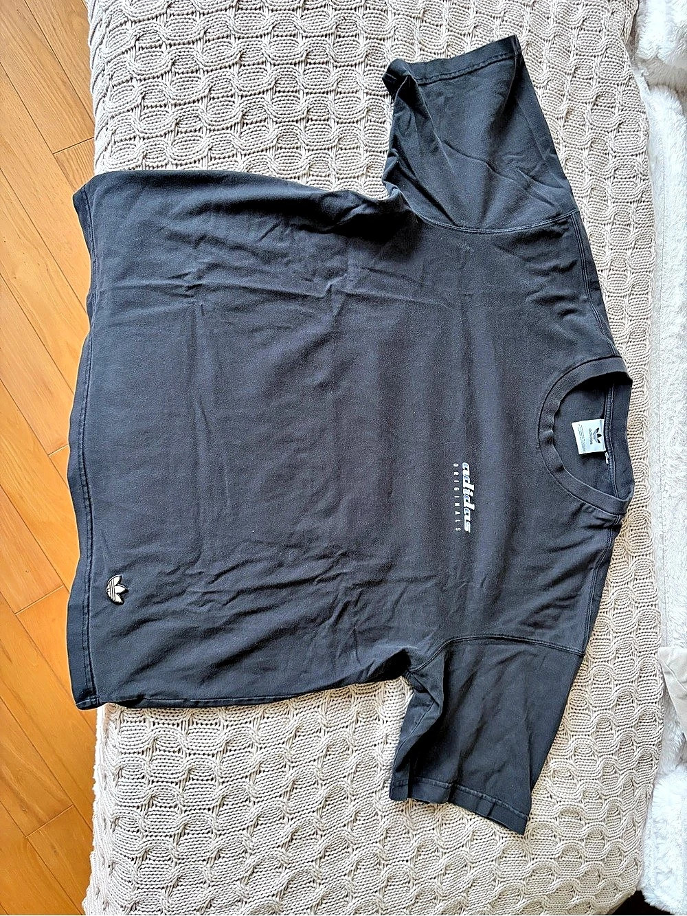 adidas Originals Black Graphic T-Shirt